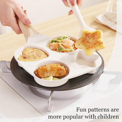 Nonstick Four Portion Frying Pan