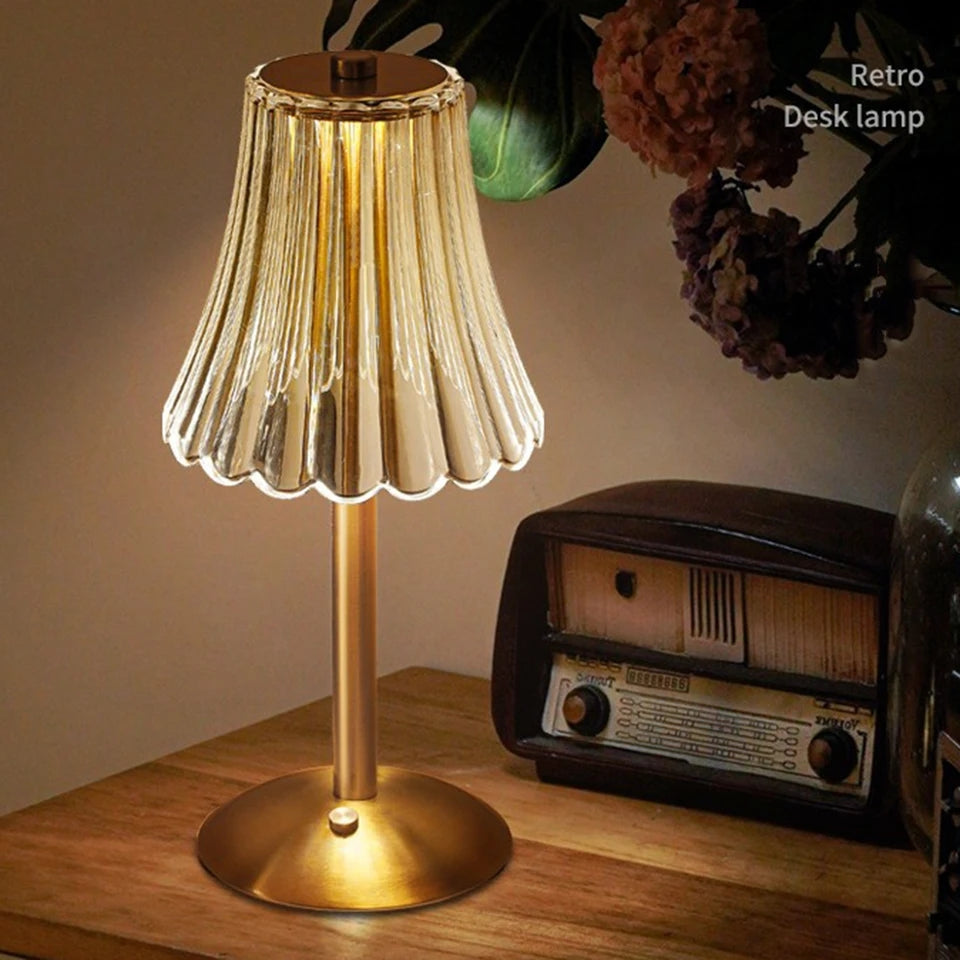 LED Crystal Diamond Table Lamp