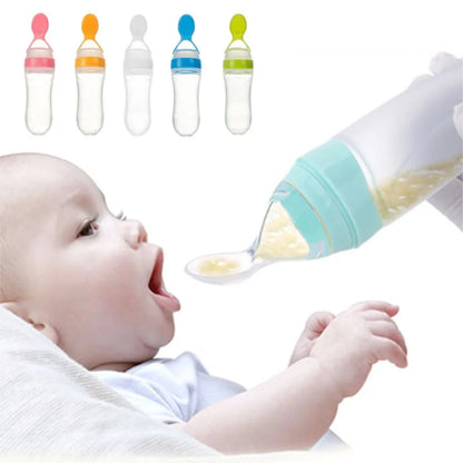 Silicone Spoon Feeder Bottle