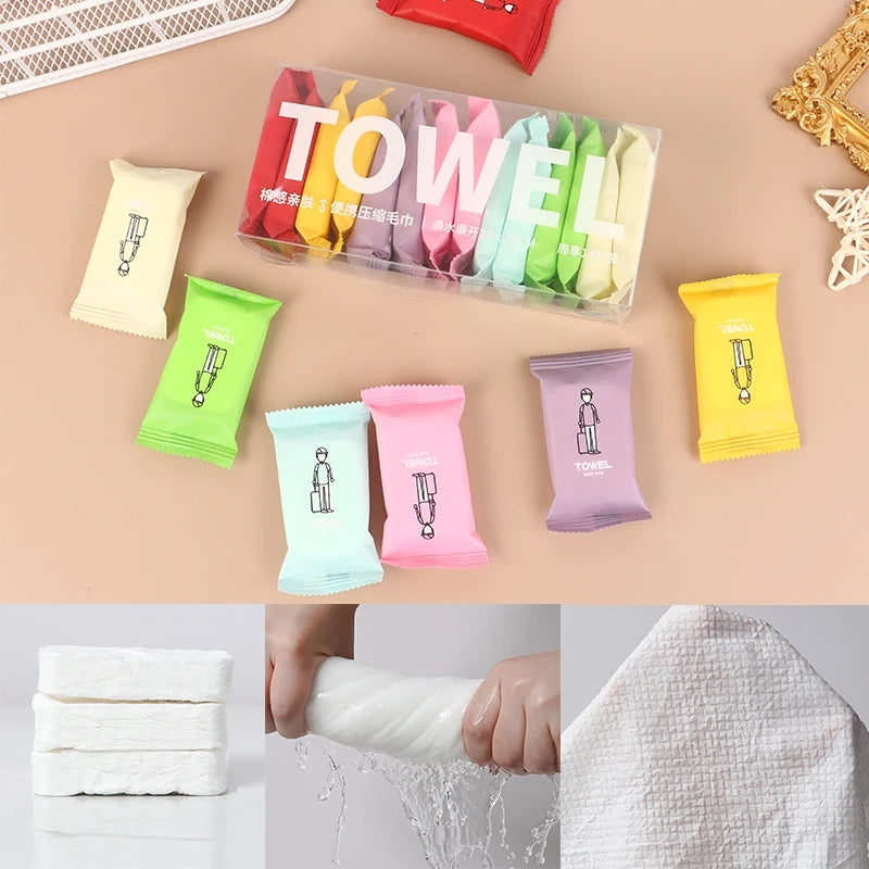 Portable Travel Towel hand wash and face cleaning