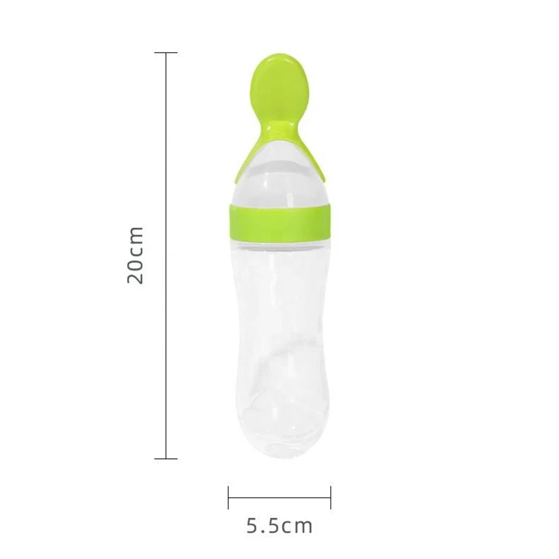 Silicone Spoon Feeder Bottle