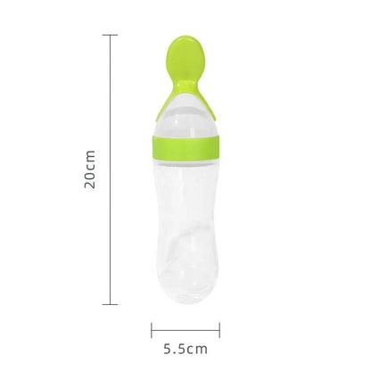 Silicone Spoon Feeder Bottle