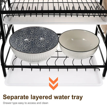 2 and 3 Tier Dish Drying Rack