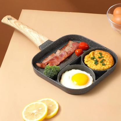 Nonstick Four And Three Portion Frying Pan