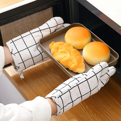 2pcs Microwave Oven Insulation Gloves