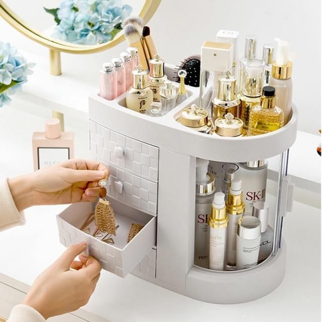 Largest Capacity Cosmetics Organizer With Drawer