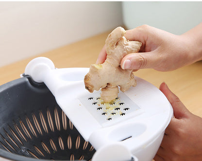 Multifunctional Drain Basket Vegetables Cutter