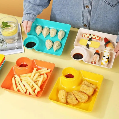 Divided Plastic Snacks Tray