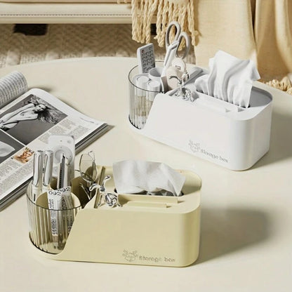 Multifunctional Modern Decorative Tissue Box And Pen Holder