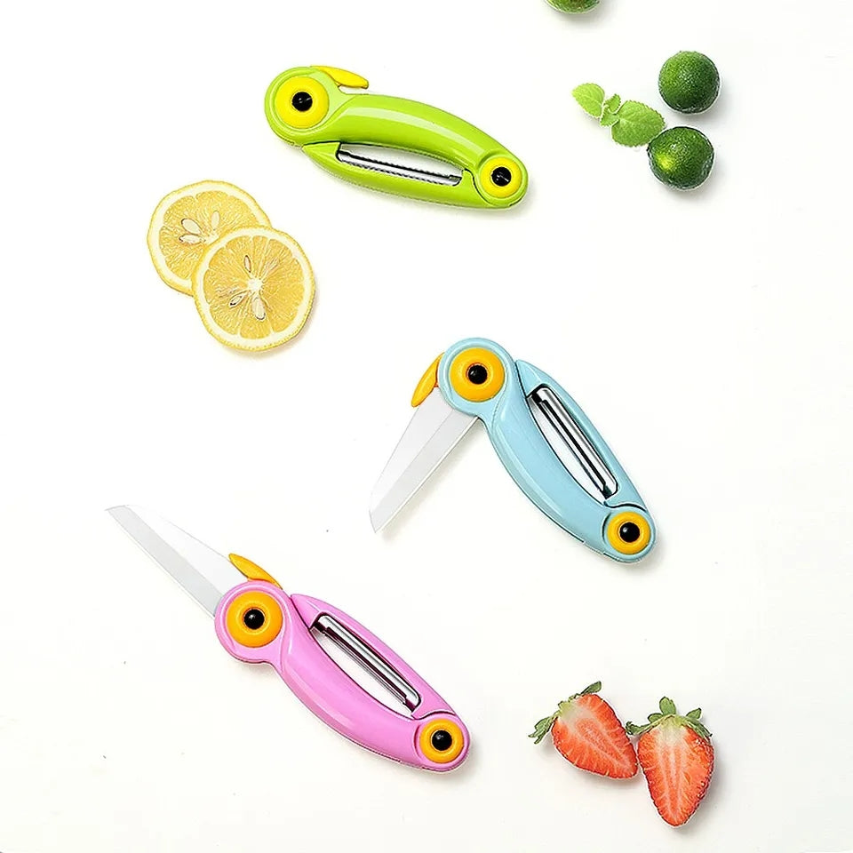 2 In 1 Cartoon Fruit Peeling Knife