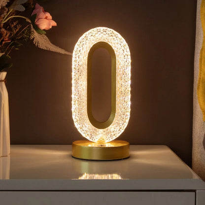 Chargeable Table Crystal Lamp