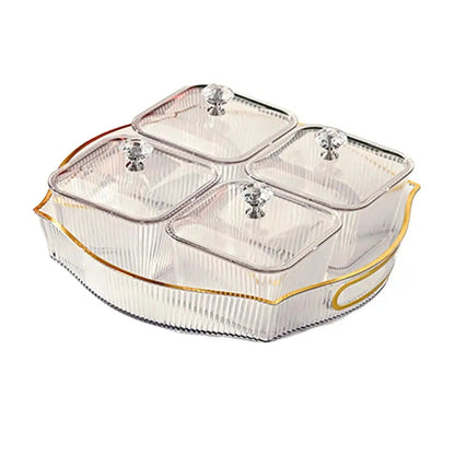 Acrylic Dry Fruit Tray And Serving Platter