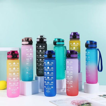 Large Capacity Gradient Water Bottle