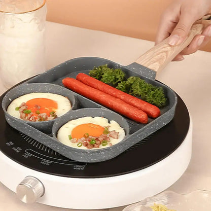 Nonstick Four And Three Portion Frying Pan