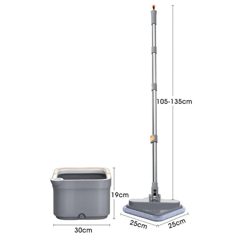 Rotatable 360⁰ Microfiber Spin Mop Bucket