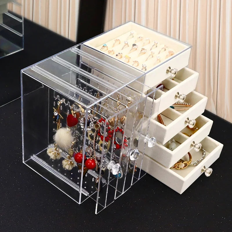 Transparent Acrylic Jewellery Organizer