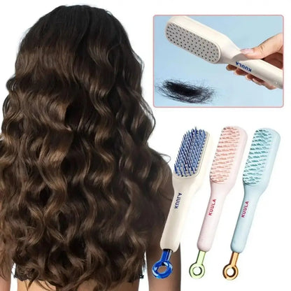 Self Cleaning Hairbrush