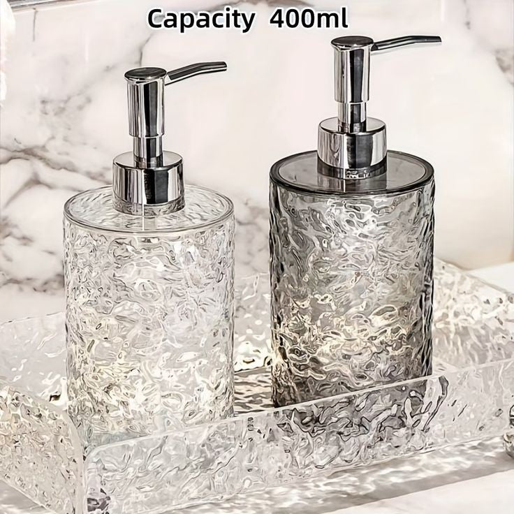 Luxury Water Ripple Plastic Soap Pump Dispenser