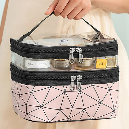 Double Layer Makeup Bag