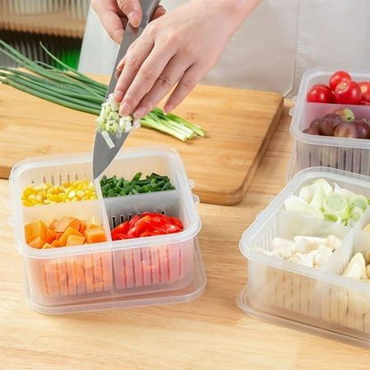 4 In 1 Vegetable & Fruit Draining Box