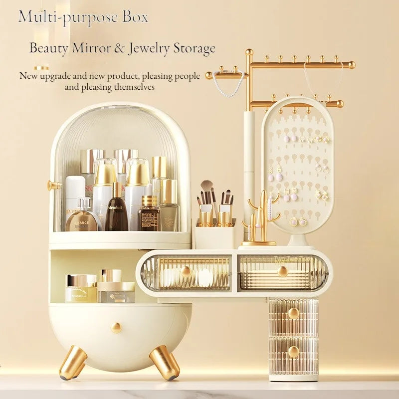 Luxury Dressing Table Cosmetics Storage Box