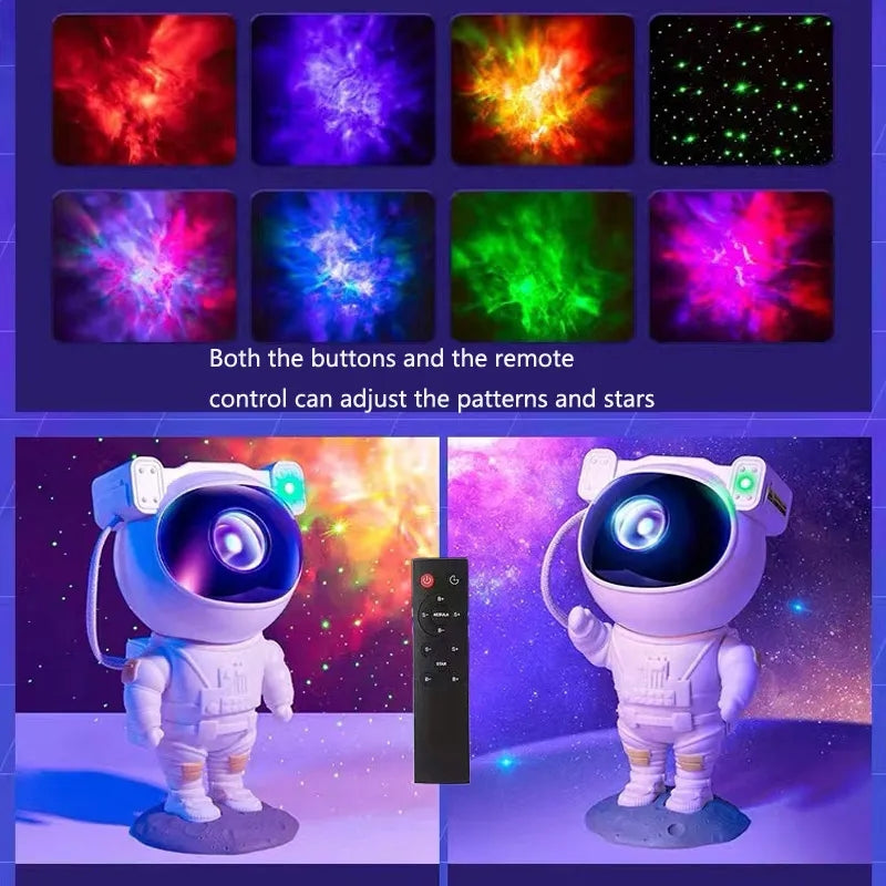 Astronaut Shape Galaxy Projector