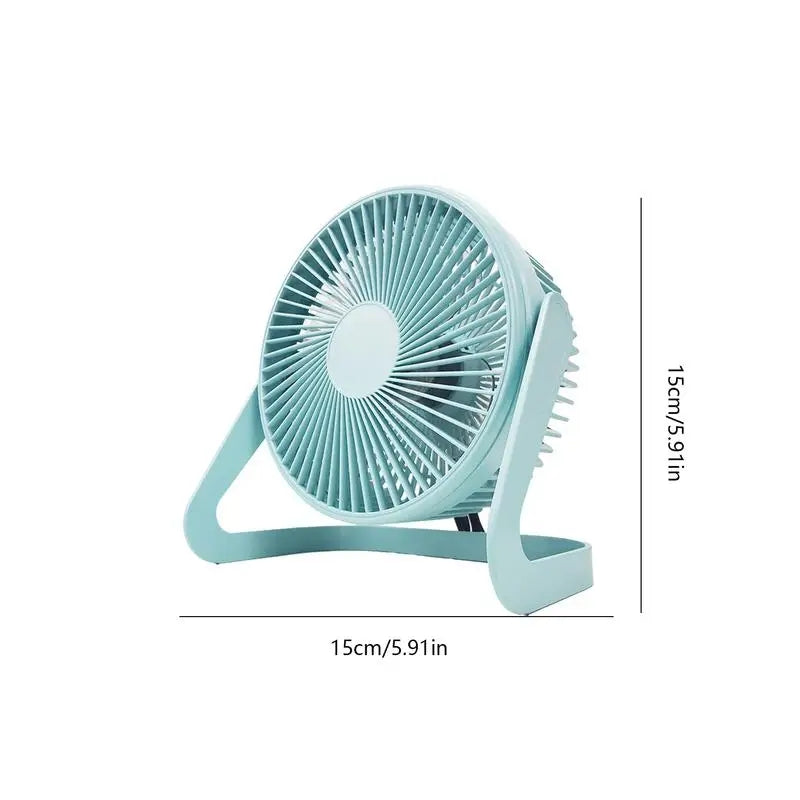 360 rotating mini desktop fan