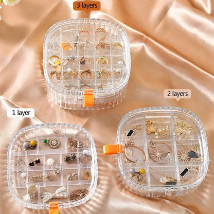 Transparent Crystal Jewelery Organiser