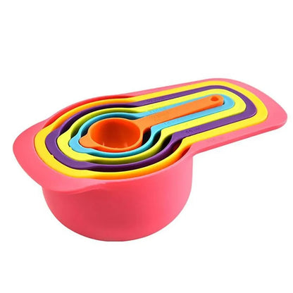 Measuring Cup Multi Colour 6Pcs Set