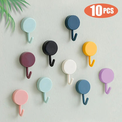 Simple Wall Mounted Hook (Pack of 10)