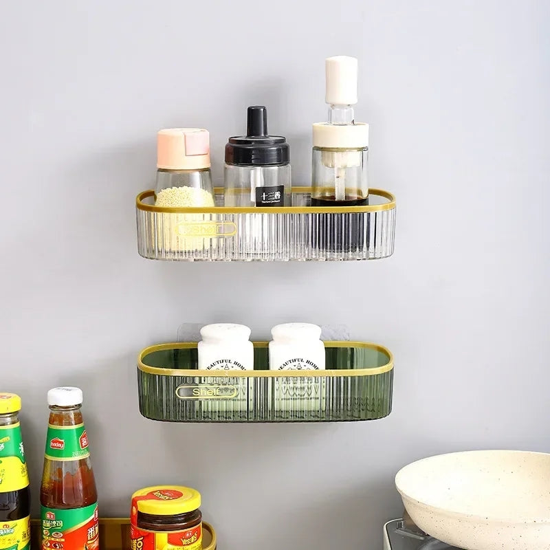 Wall-Mounted Washroom Shelf