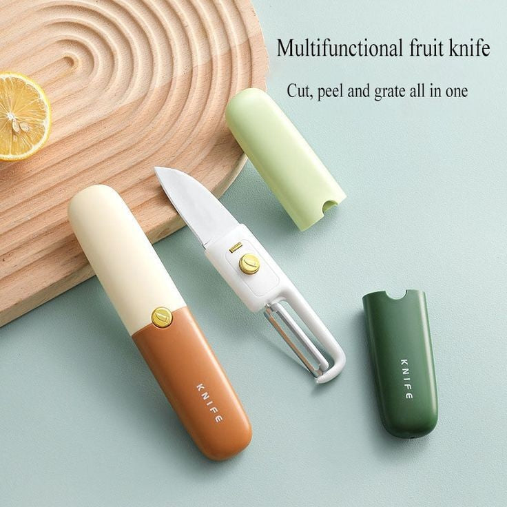 Portable 2 in 1 Knife With Peeler