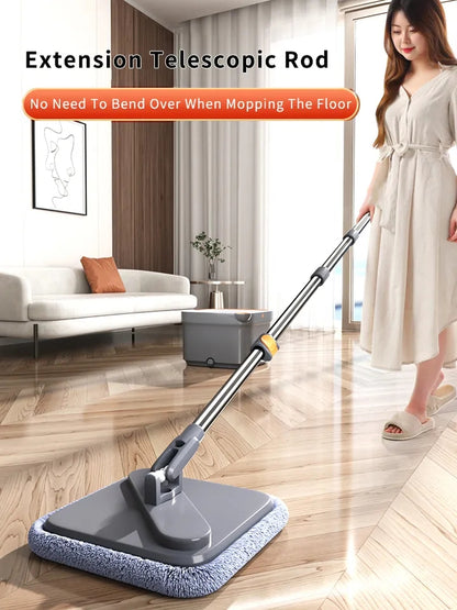 Rotatable 360⁰ Microfiber Spin Mop Bucket