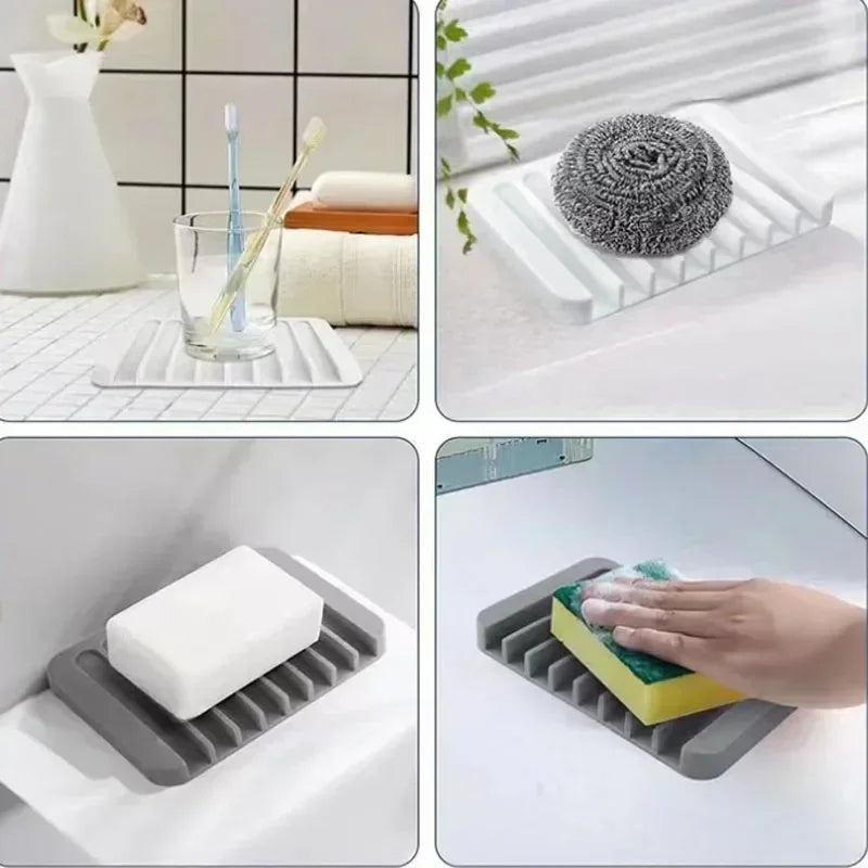 Silicone Flexible Drain Soap Holder