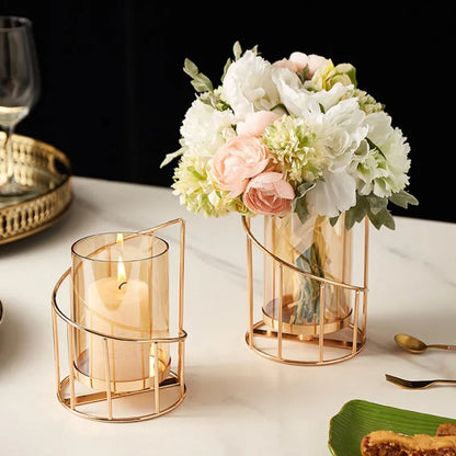 Luxurious Style Candle Holder (1Pc)