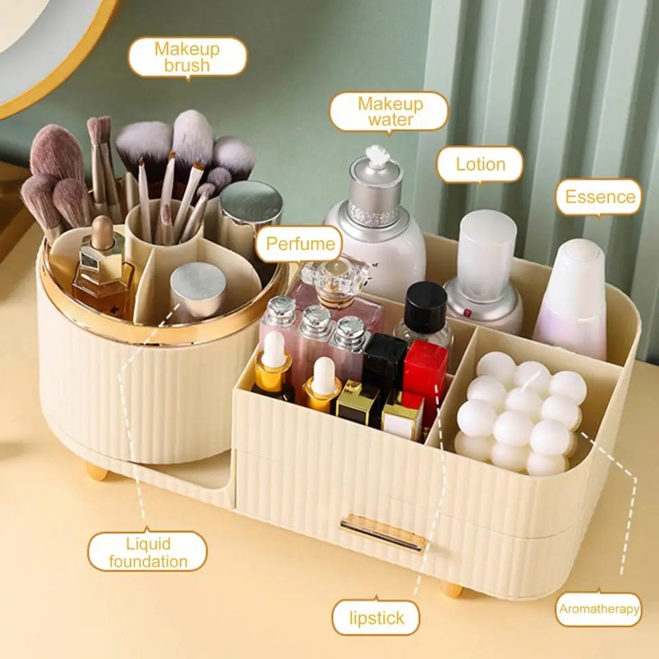 New Elegant Style Brush Holder and Cosmetic Tray