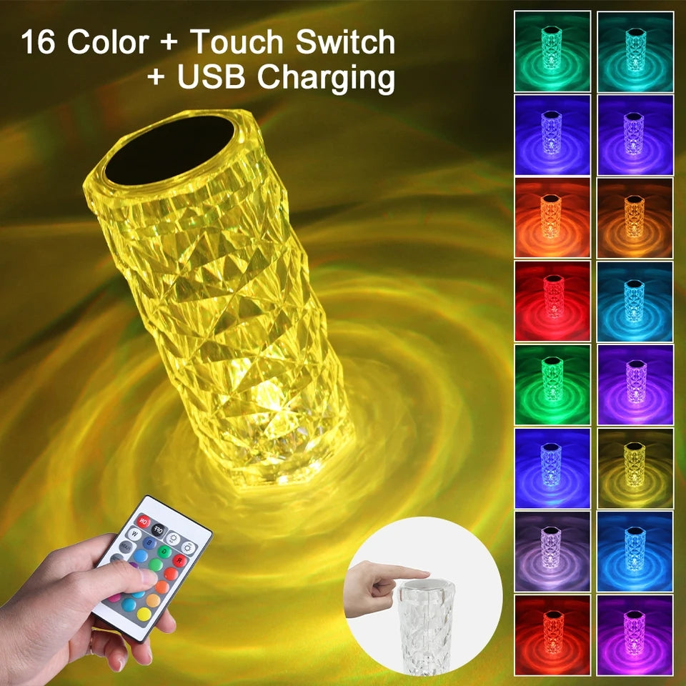 3d Diamond Touch Lamp (16 Colours)