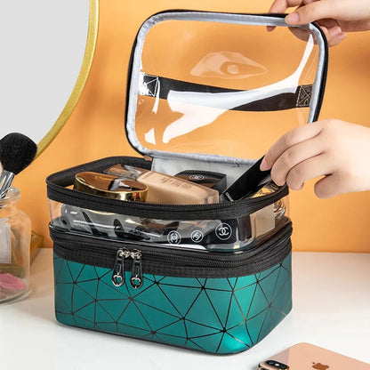 Double Layer Makeup Bag