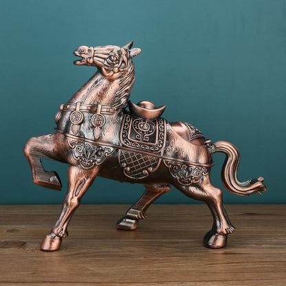 Horse Shape Metal Vintage Decorative Ornament