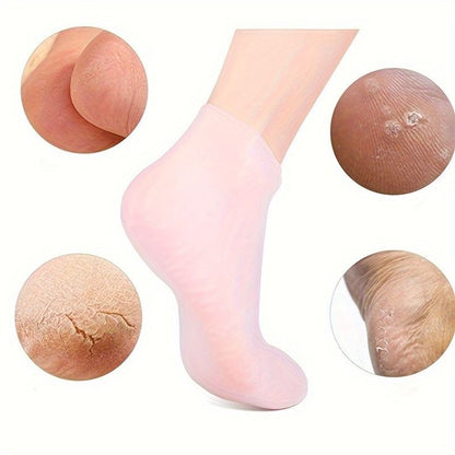 Silicone Gel Moisturizing Socks