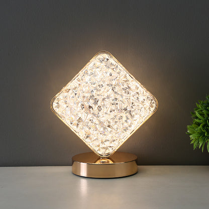 Chargeable Table Crystal Lamp