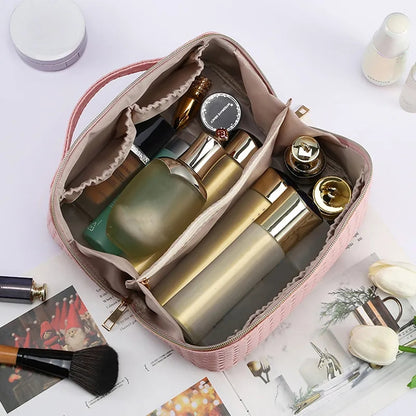 Luxury Portable Cosmetic Pouch Makeup Bag