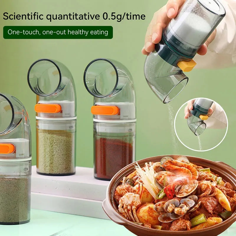 Quantity Control Push Seasoning Bottle