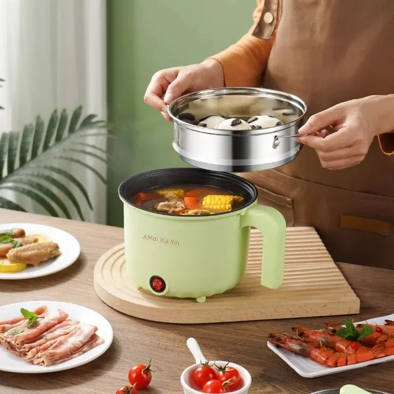 JUBAKE Electric Nonstick Hot Pot Cooker And Steamer