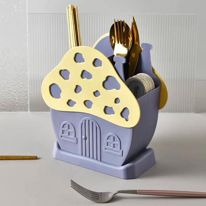 Mushroom Design Cutlery Holder