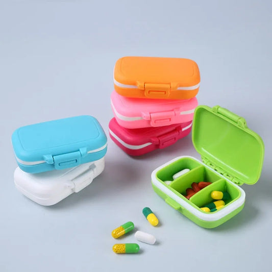 3 Grid Mini Portable Pills Organizer