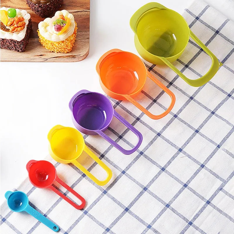 Measuring Cup Multi Colour 6Pcs Set