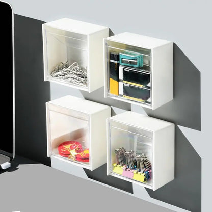 Multifunctional Wall Mounted Flip Storage Box (1Pc)