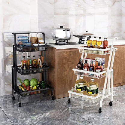 Adjustable Stainless Steel Trolley