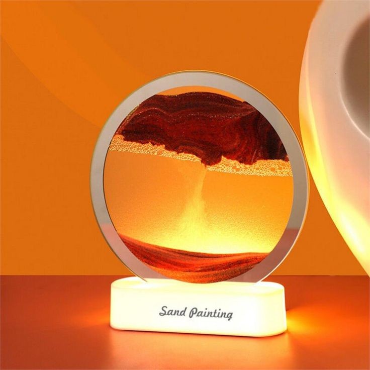 3D Moving Sand Art Lamp